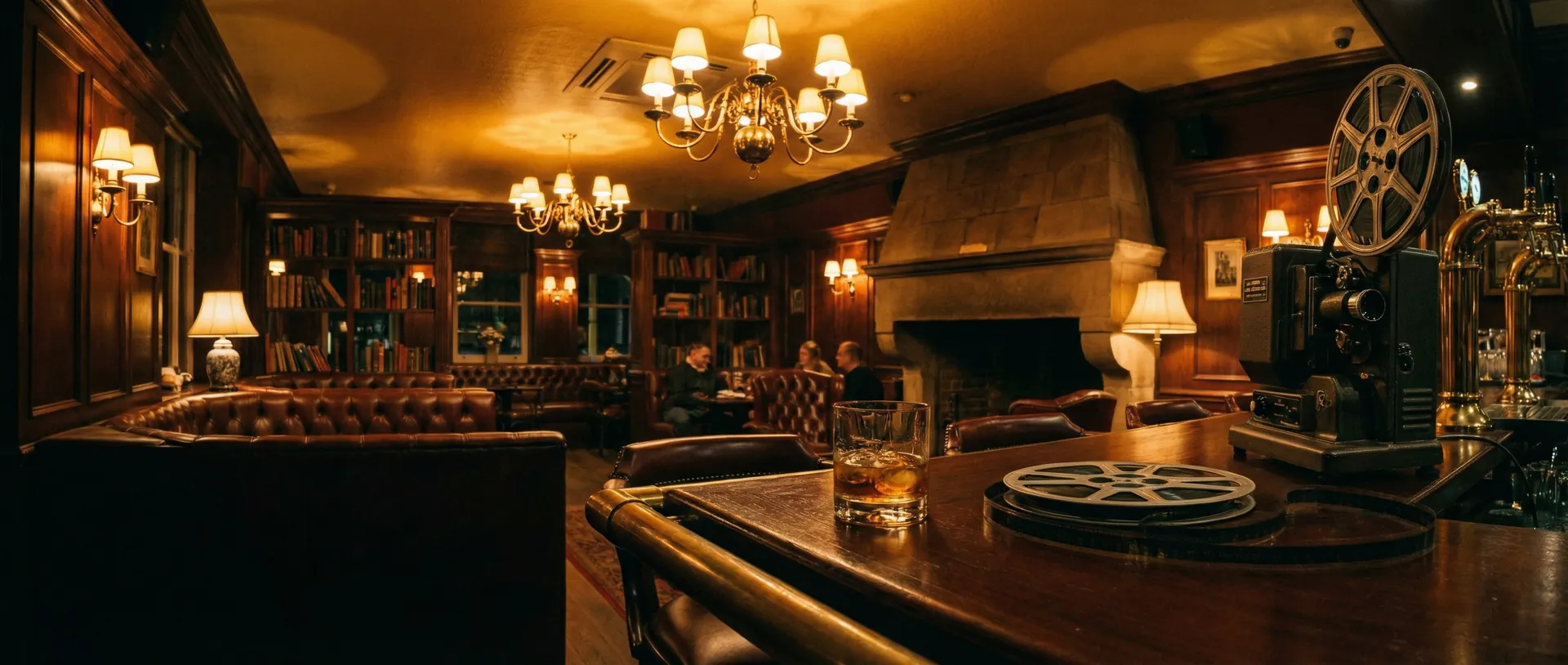 吃瓜视频 - 英式酒馆风格的电影鉴赏空间
